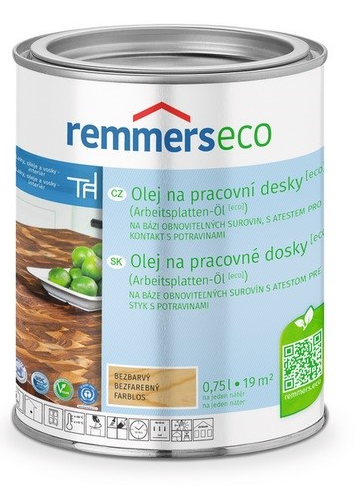 REMMERS - Olej na pracovné dosky ECO REM - farblos 0,75 L