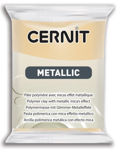 CERNIT METALLIC - Modelovacia hmota s metalickým efektom 870056045 - champagne 56 g