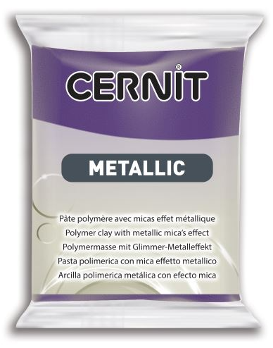 CERNIT METALLIC - Modelovacia hmota s metalickým efektom 870056900 - fialová 56 g