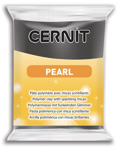 E-shop CERNIT PEARL - Modelovacia hmota s perleťovým efektom CE0860056100 - čierna 56 g