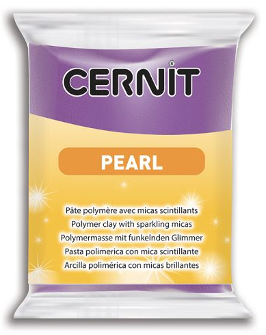 CERNIT PEARL - Modelovacia hmota s perleťovým efektom CE0860056900 - violet 56 g