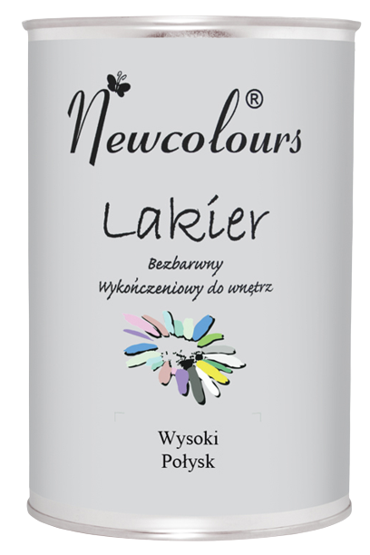SOPUR NEWCOLOURS - Vodouriediteľný lak lesklý 0,9 l