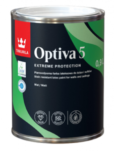 OPTIVA 5 MATT - Umývateľná farba s matným efektom (zákazkové miešanie)