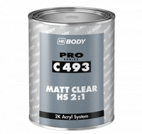 HB BODY C493 - Dvojzložkový ultramatný HS lak