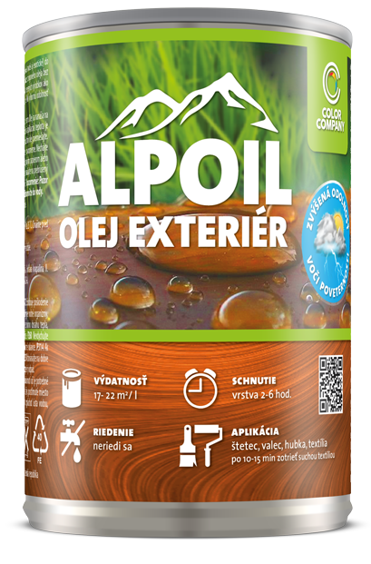 ALPOIL - Exteriérový olej bezfarebný 5 l