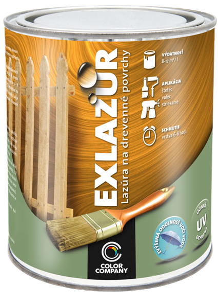EXLAZUR - Olejová lazúra na drevo bezfarebná 5 L