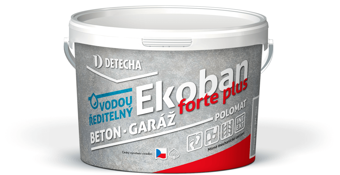 EKOBAN FORTE PLUS - Farba na betón pre vyššiu mechanickú záťaž