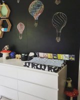 LIITU - Čierna tabuľová farba na steny