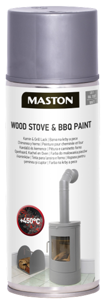 MASTON WOOD STOVE & BBQ PAINT - Farba na krbové kachle a grily