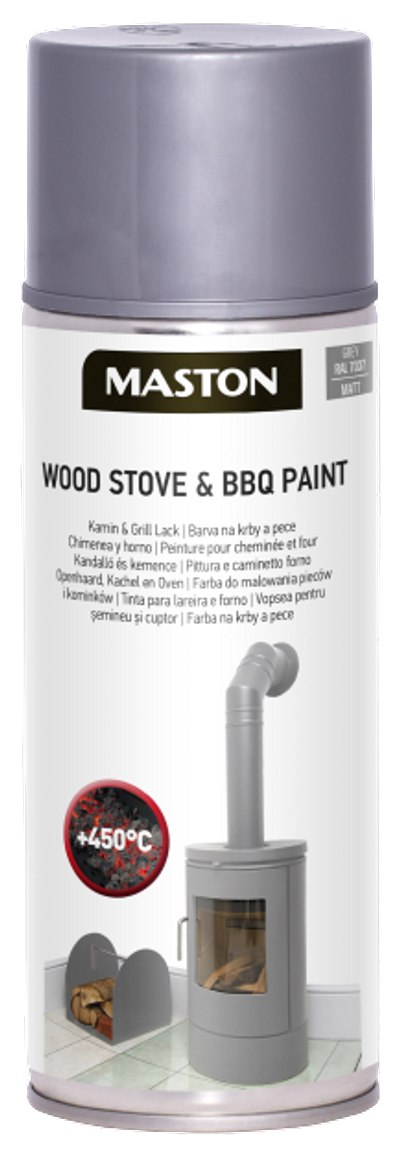 MASTON WOOD STOVE & BBQ PAINT - Farba na krbové kachle a grily