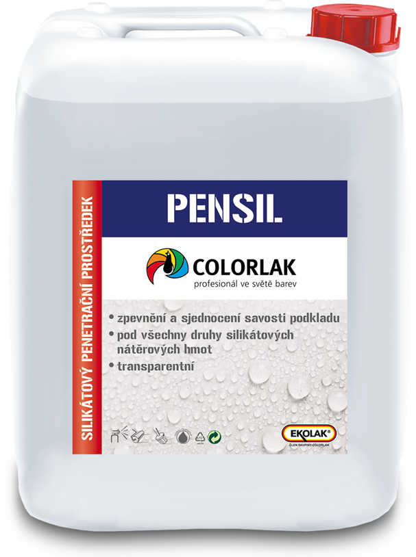 E-shop COLORLAK PENSIL E0603 - Hĺbkový silikátový penetračný prostriedok transparentná 5 kg