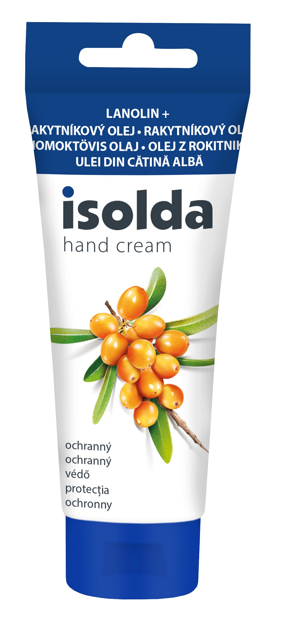ISOLDA krém na ruky lanolín s rakytníkovým olejom 100 ml