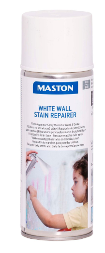 E-shop MASTON STAIN REPAIRER - Opravný lak pre bielu stenu biela 400 ml