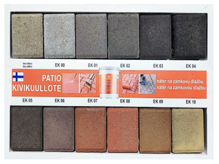 PATIO KIVIKUULLOTE - Moridlo na zámkovú dlažbu a betón v exteriéri (zákazkové miešanie)