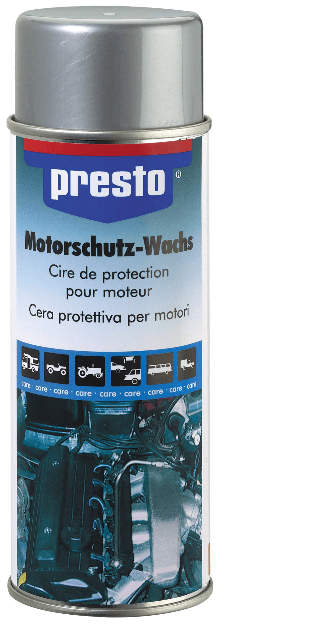 PRESTO Ochranný vosk na ochranu motorov 400 ml