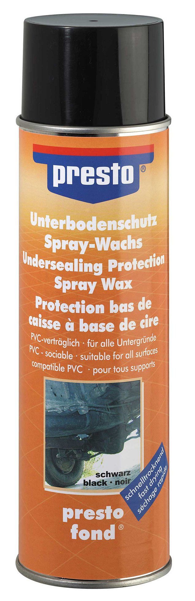 Presto UBS na voskovej báze - ochrana podvozku 1000 ml kartuša - hnedý