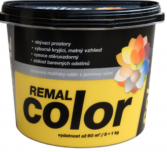 REMAL COLOR - tónovaný maliarsky náter s jemnou vôňou