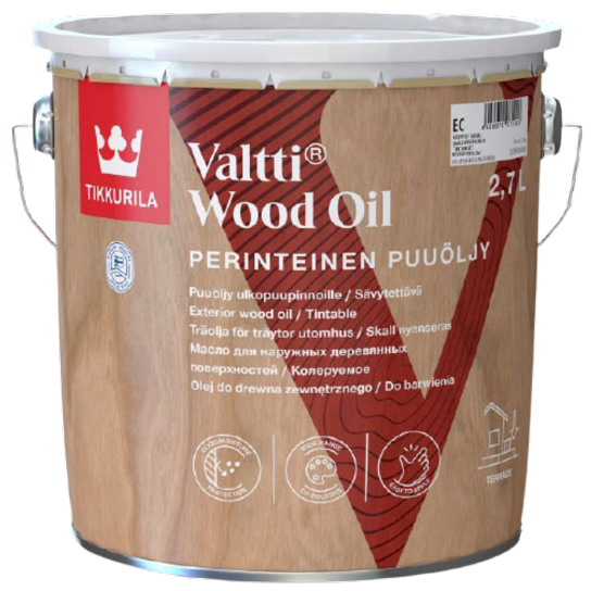 VALTTI WOOD OIL - Olej na terasy (Puuöljy) (zákazkové miešanie)