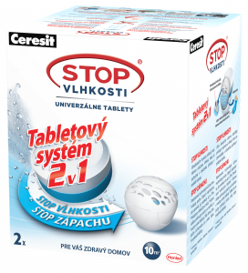 CERESIT STOP VLHKOSTI 2v1 - Náhradné tablety PEARL