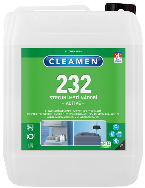 CLEAMEN 232 - Strojné umývanie riadov ACTIVE