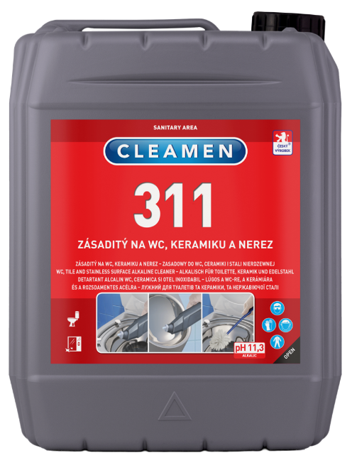 CLEAMEN 311 - Zásaditý čistič na toaletu