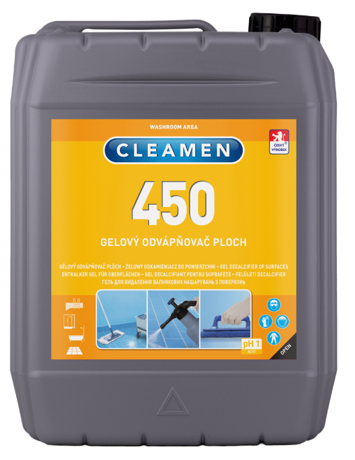 CLEAMEN 450 - Gélový odvápňovač plôch