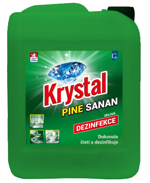 E-shop KRYSTAL PINE SANAN - Čistiaci a dezinfekčný gél 5 l