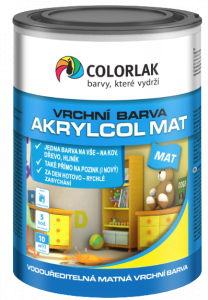 AKRYLCOL MAT V2045 - Matná vodou riediteľná vrchná farba