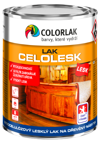 CELOLESK C1037 - Nitrocelulózový lak na drevený nábytok