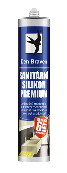 Premium sanitárny silikón - pružný a odolný silikón