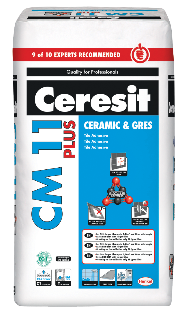 CERESIT CM 11 PLUS CERAMIC & GRES - Lepidlo na obklady a dlažby