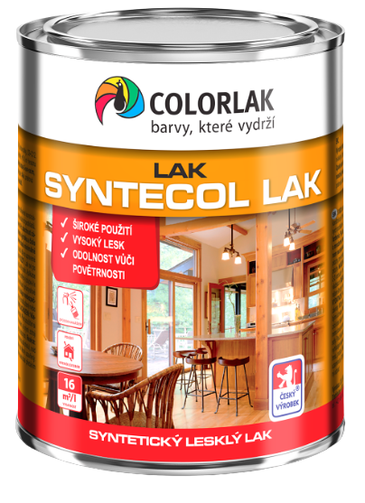 COLORLAK SYNTECOL LAK S1002 - Syntetický lak do interiéru a exteriéru lesklý 9 L