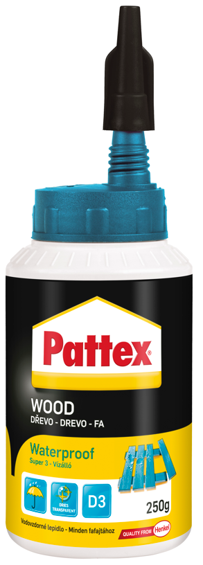 PATTEX WOOD SUPER 3 - Vodovzdorné disperzné lepidlo