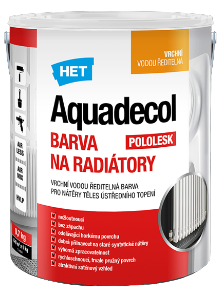 AQUADECOL - Farba na radiátor