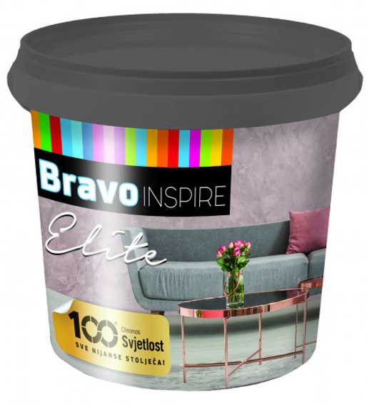 CHROMOS BRAVO INSPIRE ELITE - Dekoračná farba so zamatovým efektom EL23 1 L