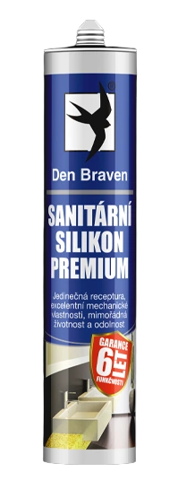 DEN BRAVEN - Sanitárny silikón PREMIUM