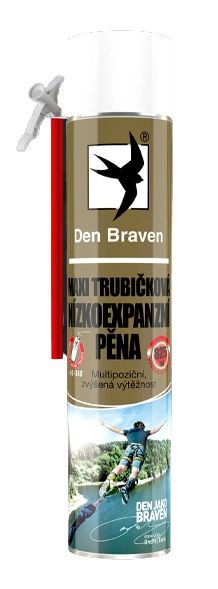 E-shop DEN BRAVEN - Maxi trubičková nízkoexpanzná pena žltá 500 ml
