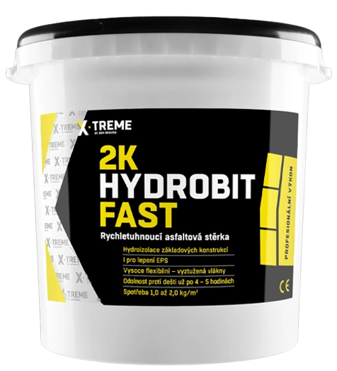 E-shop 2K HYDROBIT FAST - Rýchloschnúca asfaltová stierka cierna 30 kg