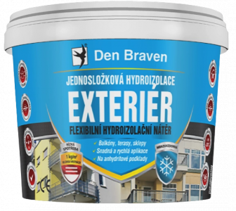 DEN BRAVEN - Jednozložková hydroizolácia EXTERIÉR