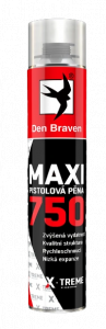 DEN BRAVEN - Pištoľová pena MAXI 750