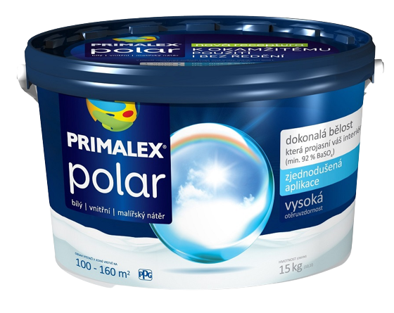 PRIMALEX POLAR - Snehobiela interiérová farba 15 kg snehobiela