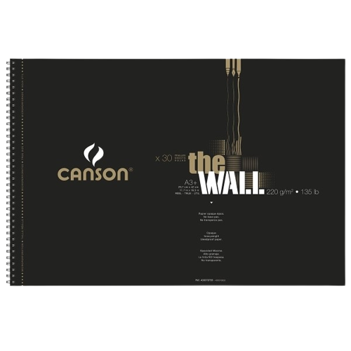 E-shop CANSON THE WALL - Skicár A3+ (30 listov)