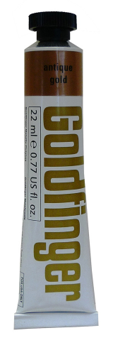 D&R GOLDFINGER - Metalická pasta green gold (344) 22 ml