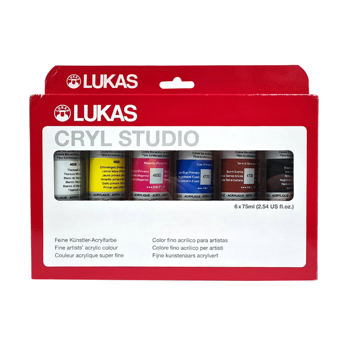 E-shop LUKAS CRYL STUDIO - Akrylové farby v sade 6x20 ml