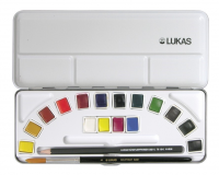LUKAS STUDIO - Akvarelové farby v plechovom boxe
