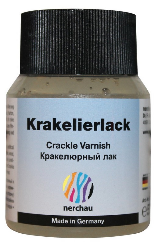 NERCHAU Klarlack - Krakovací/praskací lak - lak na decoupage bezfarebná 59 ml