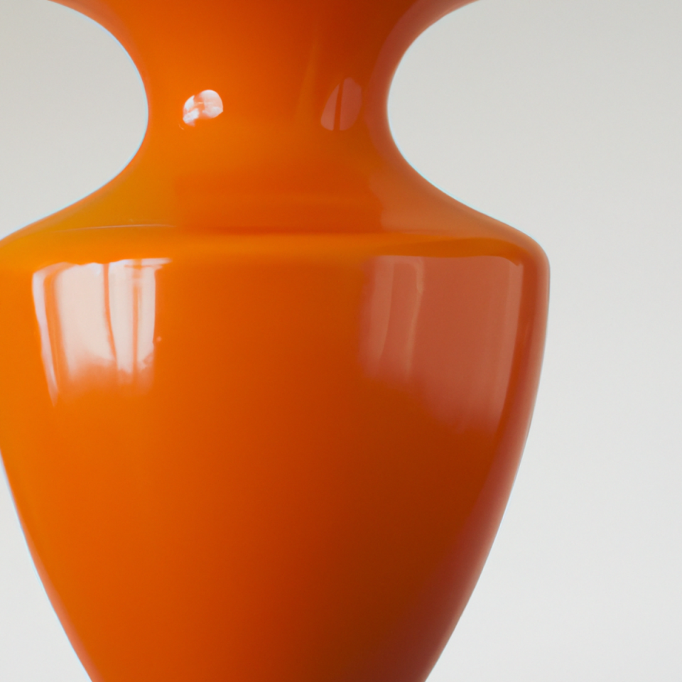 Oranžová váza