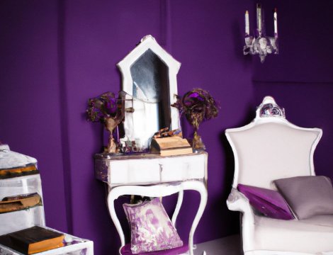 Fialová farba - jej vplyv a použitie v interiéri