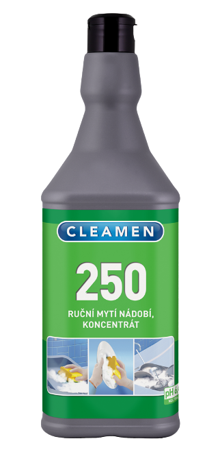 CLEAMEN 250 - Koncentrát na ručné umývanie riadu