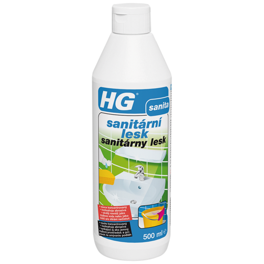 HG 145 - Čistiaci prostriedok na lesklé sanitárne povrchy